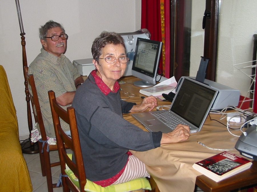 Janine corrige les textes