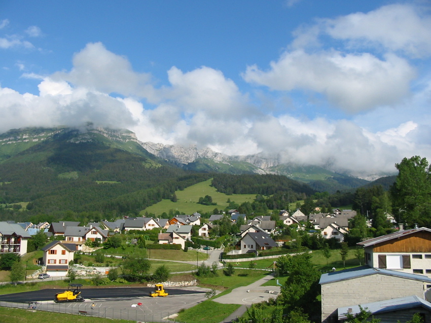 On distingue les champs de ski